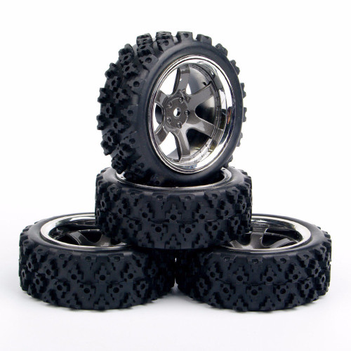 4X RC Rally Tires Wheel RimFor HSP RC 1:10 Off Road Racing Car RC