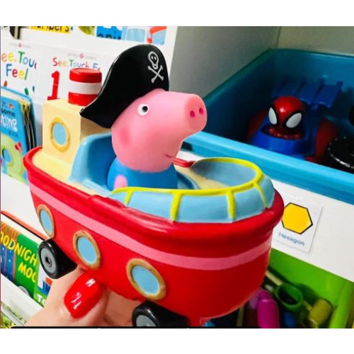 George Peppa Pig Toy Boat Pirate