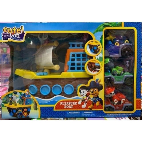 BRANDNEW PAW PATROL PLEASURE BOAT TOY SET