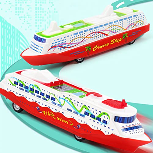 Cruise Ship Models Ocean Liner Cruise Ship Yacht Model Collection Toy, Plastic Ship Models Toys, Boy Plastic Ship Ornament Toy Xmas Gifts