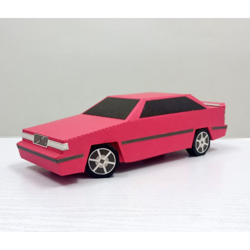 DIY Papercraft Car,Paper car,3d papercraft,Low poly papercraft,Printable car,origami car,Print and fold,Classic car model,3d Car Model