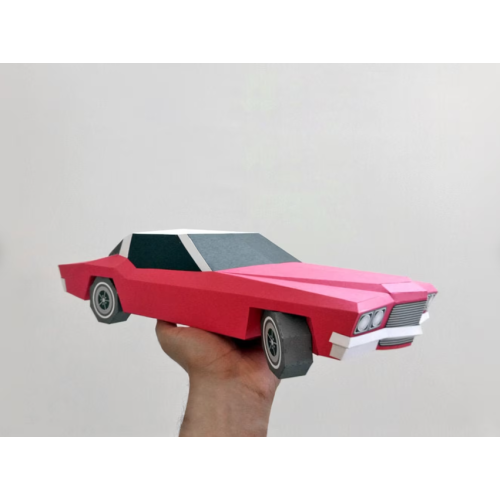 DIY Papercraft Car,Paper car,3d papercraft,Low poly car,Paper car model,Creative decoration,origami car,Print and fold,Printable,Classic car